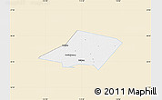 Classic Style Map of Linqing, single color outside