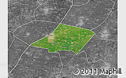 Satellite Map of Linqing, desaturated