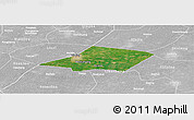 Satellite Panoramic Map of Linqing, lighten, desaturated