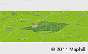 Satellite Panoramic Map of Linqing, physical outside