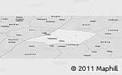 Silver Style Panoramic Map of Linqing