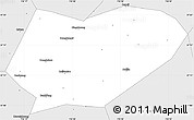 Silver Style Simple Map of Pingyuan