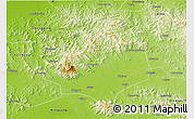 Physical 3D Map of Tai An Shi