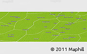 Physical Panoramic Map of Wucheng