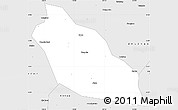 Silver Style Simple Map of Wulian