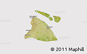 Satellite 3D Map of Chuansha, cropped outside
