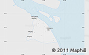 Silver Style Map of Chuansha, single color outside