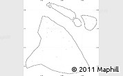 Blank Simple Map of Chuansha, cropped outside, no labels