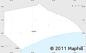Silver Style Simple Map of Fengxian