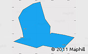 Political Simple Map of Jiading, cropped outside