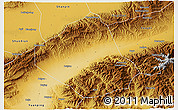 Physical 3D Map of Dai Xian