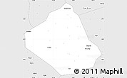 Silver Style Simple Map of Dai Xian