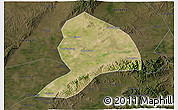Satellite 3D Map of Datong, darken