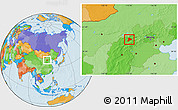 Political Location Map of Datong