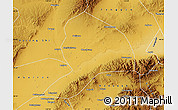 Physical Map of Datong