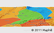 Political Panoramic Map of Datong