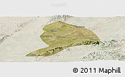 Satellite Panoramic Map of Datong, lighten