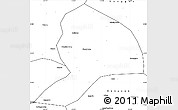 Blank Simple Map of Datong
