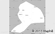 Gray Simple Map of Datong