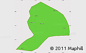 Political Simple Map of Datong, cropped outside