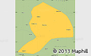 Savanna Style Simple Map of Datong