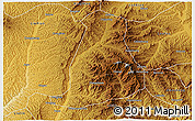 Physical 3D Map of Fangshan