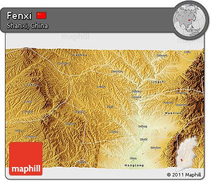 Physical 3D Map of Fenxi