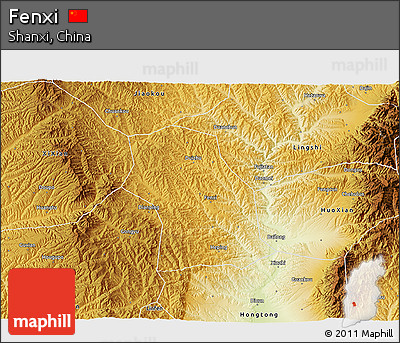 Physical 3D Map of Fenxi