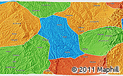 Political 3D Map of Fenxi