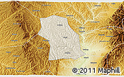 Shaded Relief 3D Map of Fenxi, physical outside