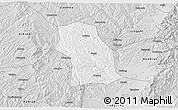Silver Style 3D Map of Fenxi