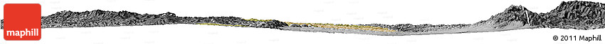 Satellite Horizon Map of Fenxi, desaturated