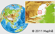 Physical Location Map of Fenxi, highlighted parent region