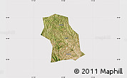 Satellite Map of Fenxi, cropped outside