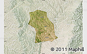Satellite Map of Fenxi, lighten