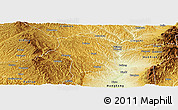 Physical Panoramic Map of Fenxi