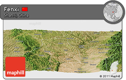 Satellite Panoramic Map of Fenxi