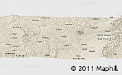 Shaded Relief Panoramic Map of Fenxi