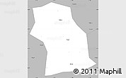 Gray Simple Map of Fenxi