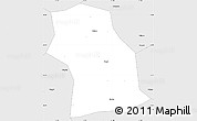 Silver Style Simple Map of Fenxi