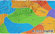 Political 3D Map of Fenyang