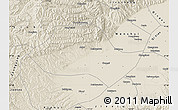 Shaded Relief Map of Fenyang