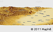 Physical Panoramic Map of Fenyang