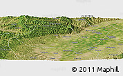 Satellite Panoramic Map of Fenyang