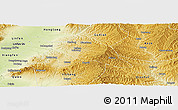 Physical Panoramic Map of Fushan