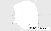 Silver Style Simple Map of Hejin