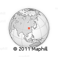 Outline Map of Houma Shi
