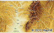 Physical 3D Map of Huo Xian
