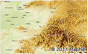 Physical 3D Map of Jiang Xian