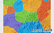 Political Map of Jiang Xian